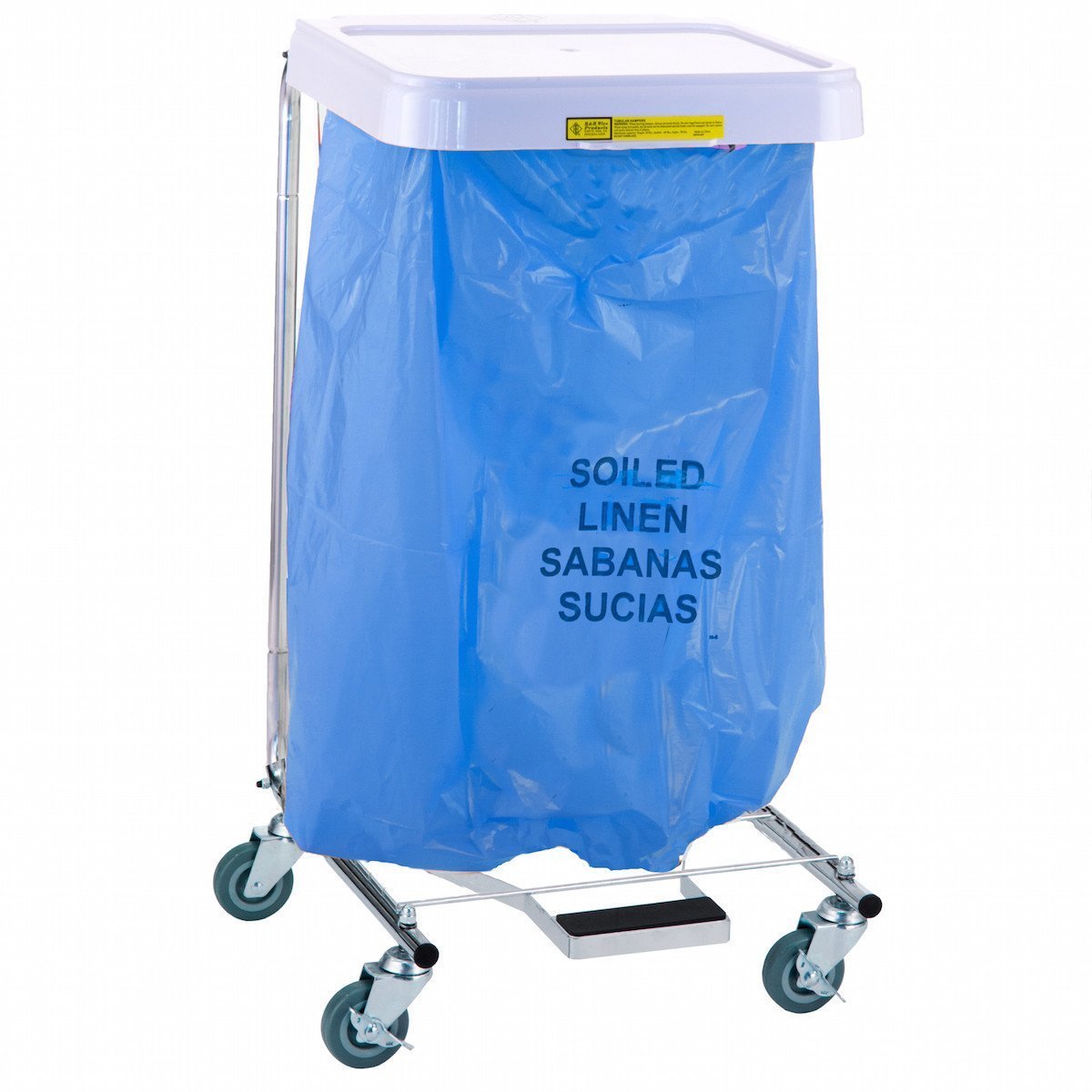 White 3 Gallon Garbage Bags - 1 Mil | PlasticMill 200 Bags/Case