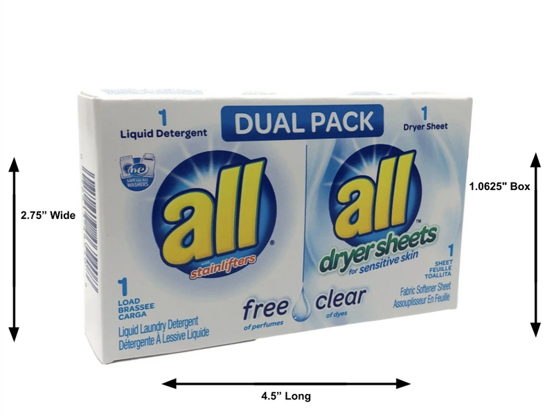 All Free Clear Dual Pack-Coin Vend