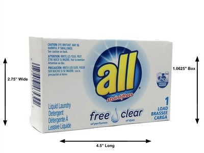 All Free Clear HE Liquid Detergent-Coin Vend