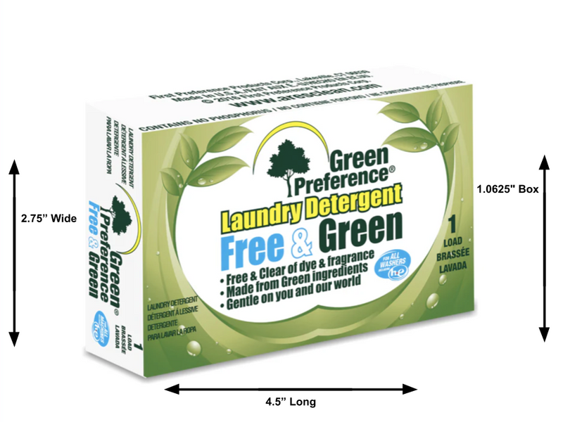 Ares Free & Green Preference Laundry Powder - 1.9 oz - Coin Vend