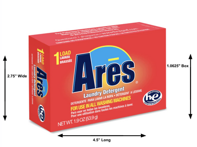 Ares Laundry Powder HE 1.9 oz - Coin Vend