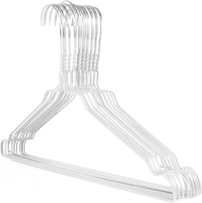Debao Wire Hangers 100 Pack, Metal Wire Clothes Hanger Bulk for